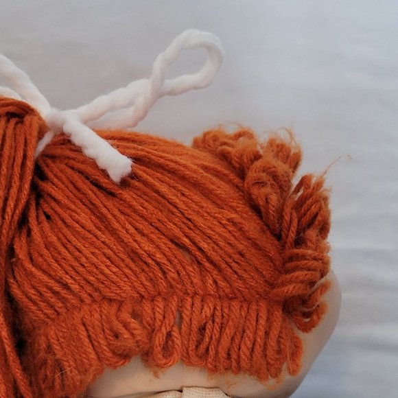 Cabbage Patch Kid CPK 1986 Red Hair Blue 1 Tooth Eyes Needs TLC Cleaning - Picture 14 of 16